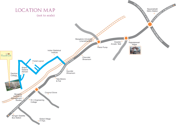 Sri Pearl Park : Location Map